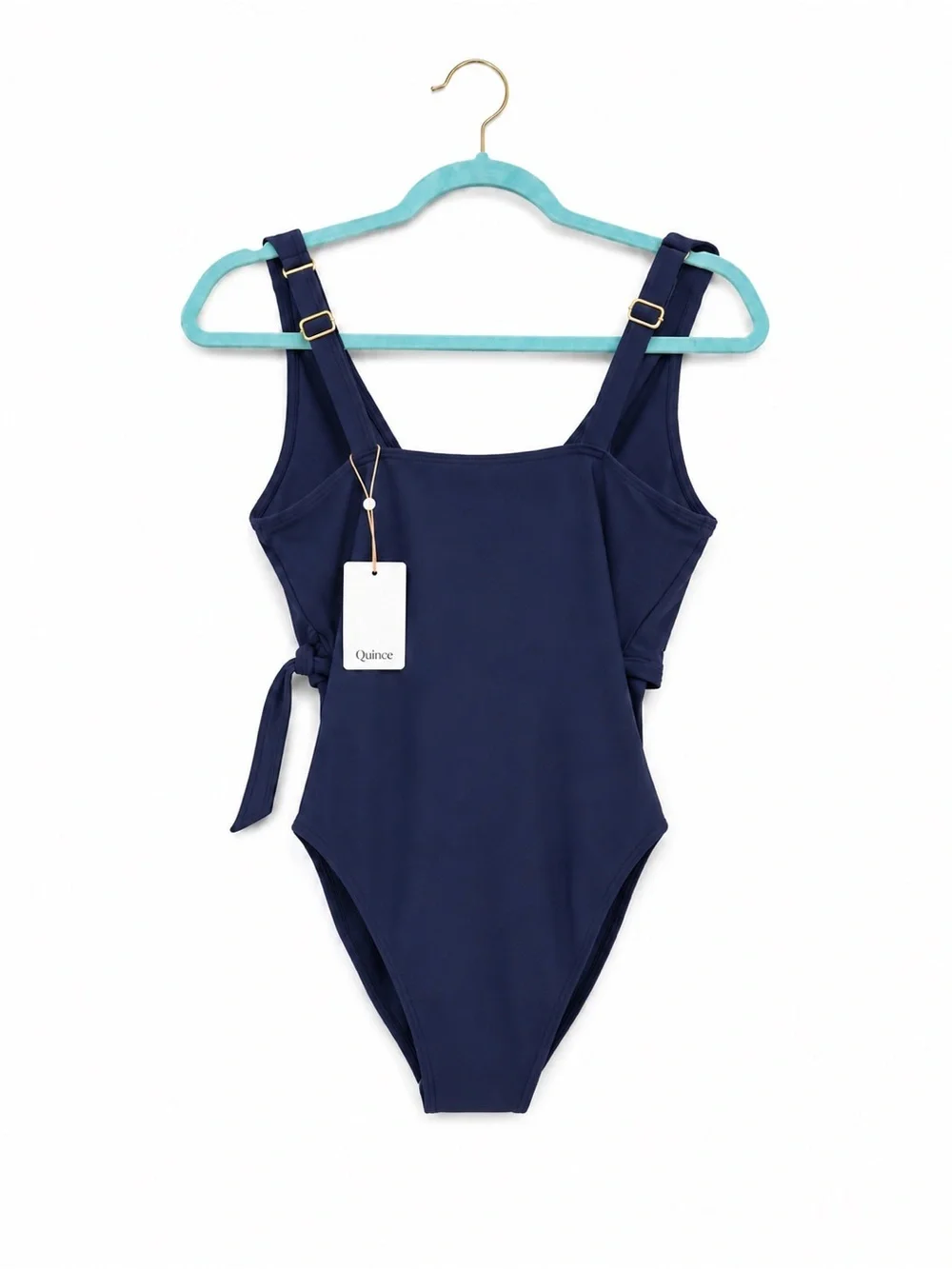 Quince Italian Ruffle Wrap One-Piece Swimsuit